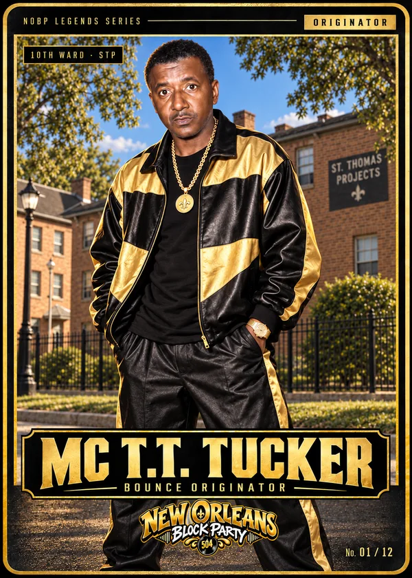 MC T.T. Tucker trading card — 10th Ward, St. Thomas. Originator, number 1 of 12.